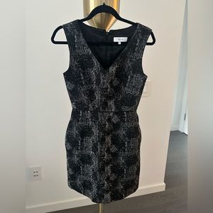 Reiss Black and White Shift Dress